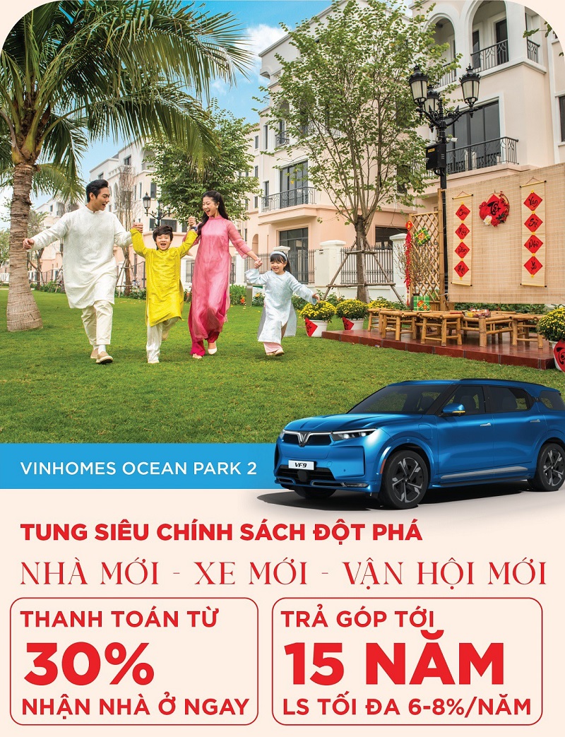 Cập nhật những chính sách siêu ưu đãi Vinhomes Ocean Park 2 mới nhất